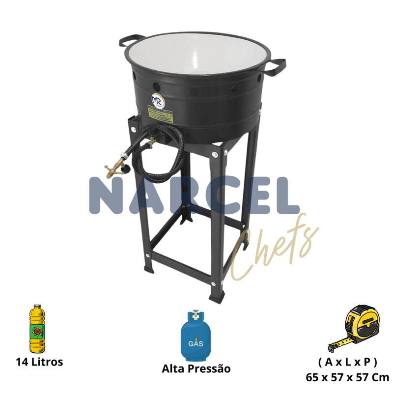 -Fritador-a-Gas-Alta-Pressao-MR-Fogoes-Com-Tacho-De-14-Litros