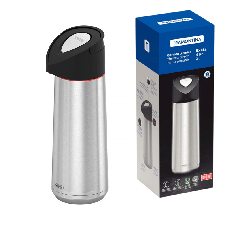 Garrafa-Termica-Tramontina-Exata-2L-Aco-Ampola-de-Inox