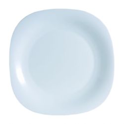 Prato De Vidro Temperado Raso Carine Branco 27cm - Luminarc