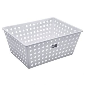 Cesta De Plástico Maxi Branco - Coza