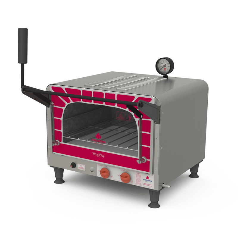 Forno-a-Gas-GLP-Refratario-Mini-Chef-Gratinador-PRP400G-Progas