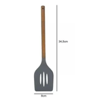 Espatula-De-Silicone-Com-Cabo-Madeira-Acacia---Yazi