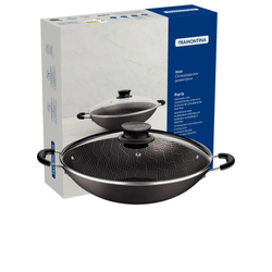 Panela Wok Tramontina Paris Alumínio 36cm Chumbo 28545636