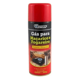 Gás Para Maçarico e Fogareiro 400ml - Western