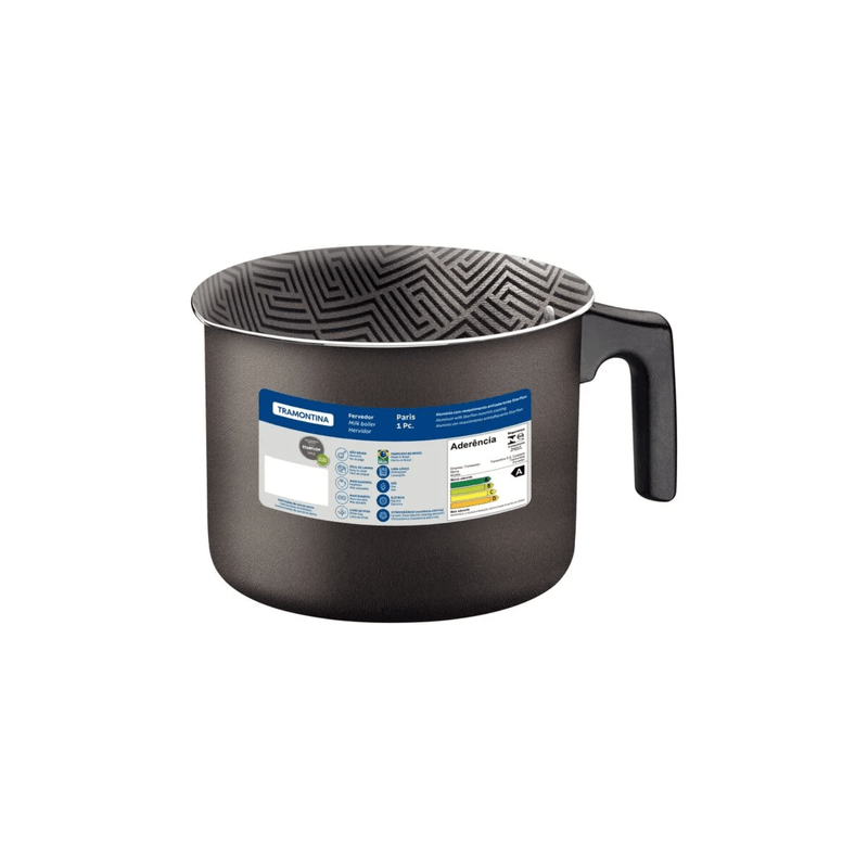 Fervedor-Antiaderente-Tramontina-Paris-Starflon-Max-Chumbo-16cm-2-7L