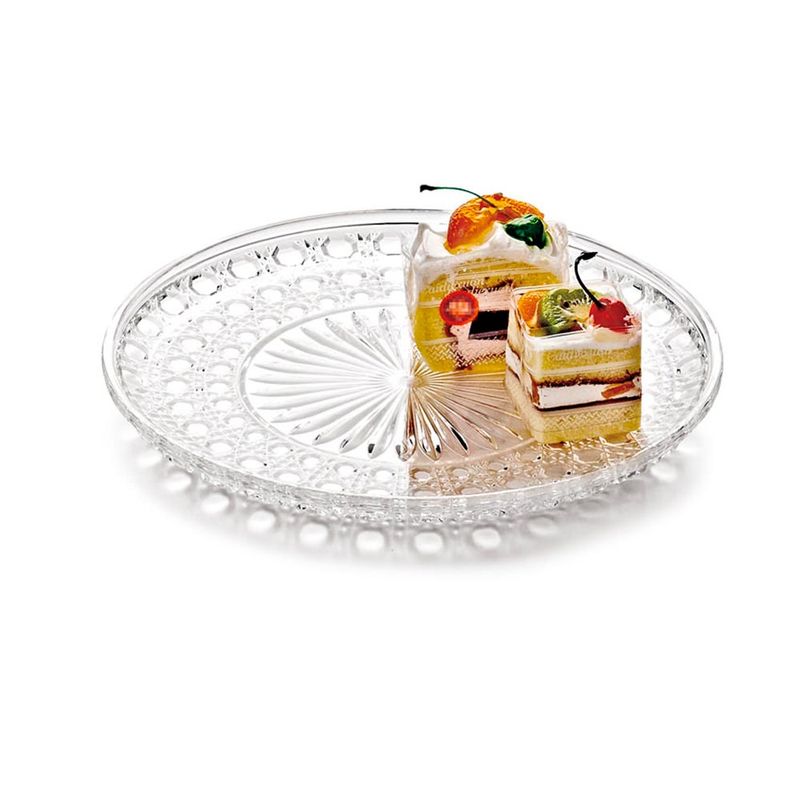 Prato-Para-Bolo-23-8cm-Policarbonato---Narcel