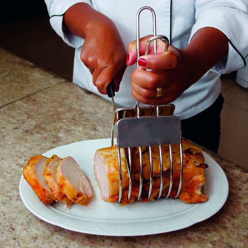 Pegador-para-Carne-Fackelmann-Prata