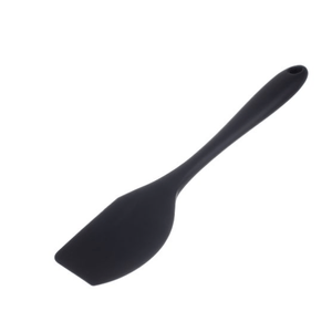 Espátula De Silicone Arredondada Preta - Weck