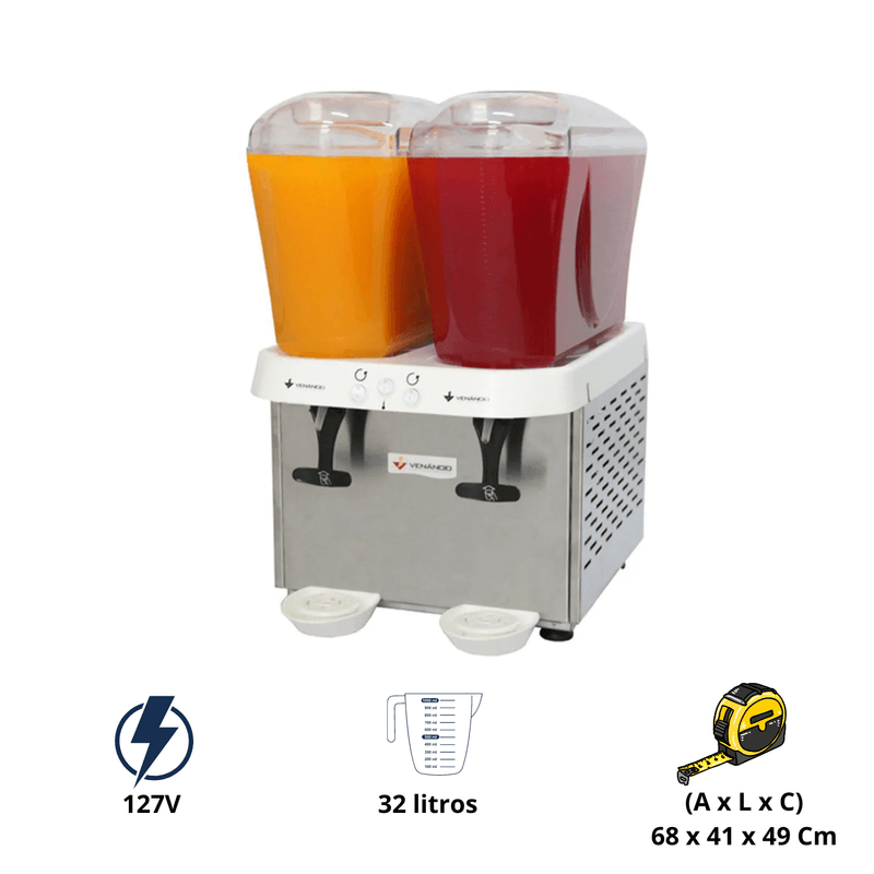 Refresqueira-De-Suco-2-Cubas-16L-32L--RV216-110V-Venancio
