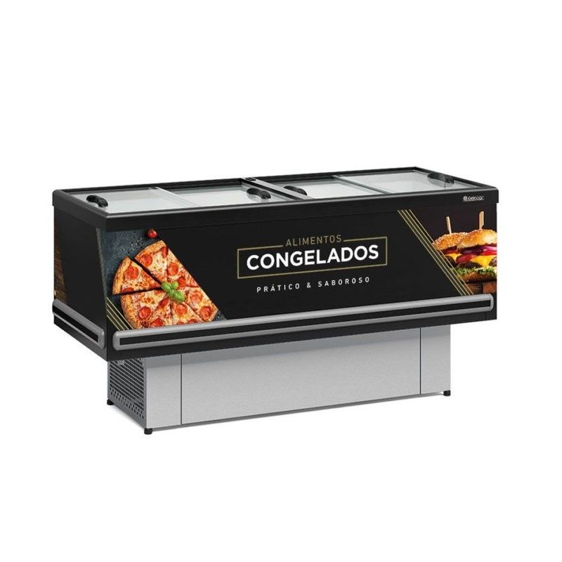 Expositor-Ilha-Standard-Dupla-Acao-Vidro-Reto-Deslizante-GESV-190-R-PR---Gelopar