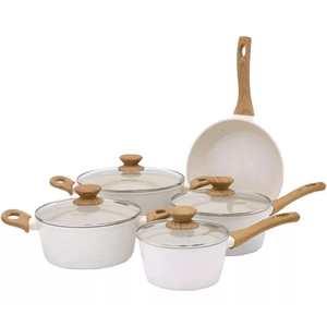Jogo de panelas Cook Style Marmol com 5 peças - Mimo Style
