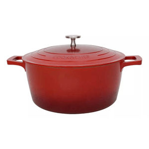 Panela Cook E Chef 24Cm Cerâmica Vermelha 4,3L - Mimo Style