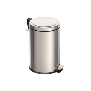 Lixeira com Pedal em Aço Inox 12L Tramontina