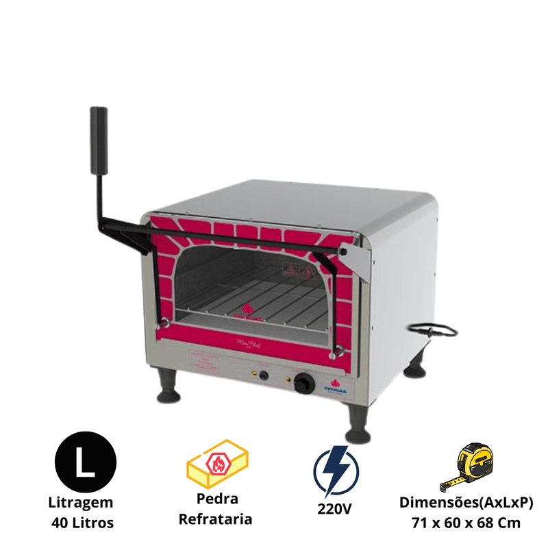 Forno-Mini-Chef-Eletrico-PRPE-400ST-G2-220V-Progas