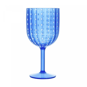 Taça de Acrílico Orquídea Azul 350ml Wolff Bebidas e Coquetéis