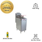 Fritadeira a Gas Vulcan LG400 Hobart 28 Litros