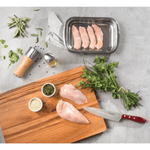 Assadeira Tramontina Cosmos Retangular Inox 43cm 4L Premium