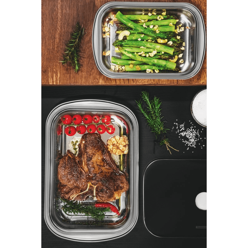 Assadeira Tramontina Cosmos Retangular Inox 43cm 4L Premium