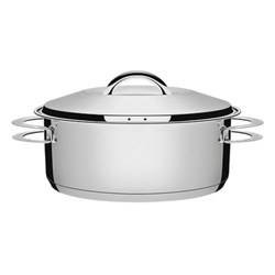 Caçarola Tramontina 2,8 Litros Inox Solar 20Cm Fundo Triplo