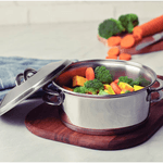 Cacarola Tramontina 2-8 Litros Inox Solar 20Cm Fundo Triplo