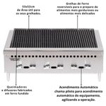 Char Broiler Gas GLP 90Cm VCRB36 Vulcan Hobart