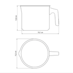 Fervedor Antiaderente 14cm 1-9L Tramontina Paris Chumbo