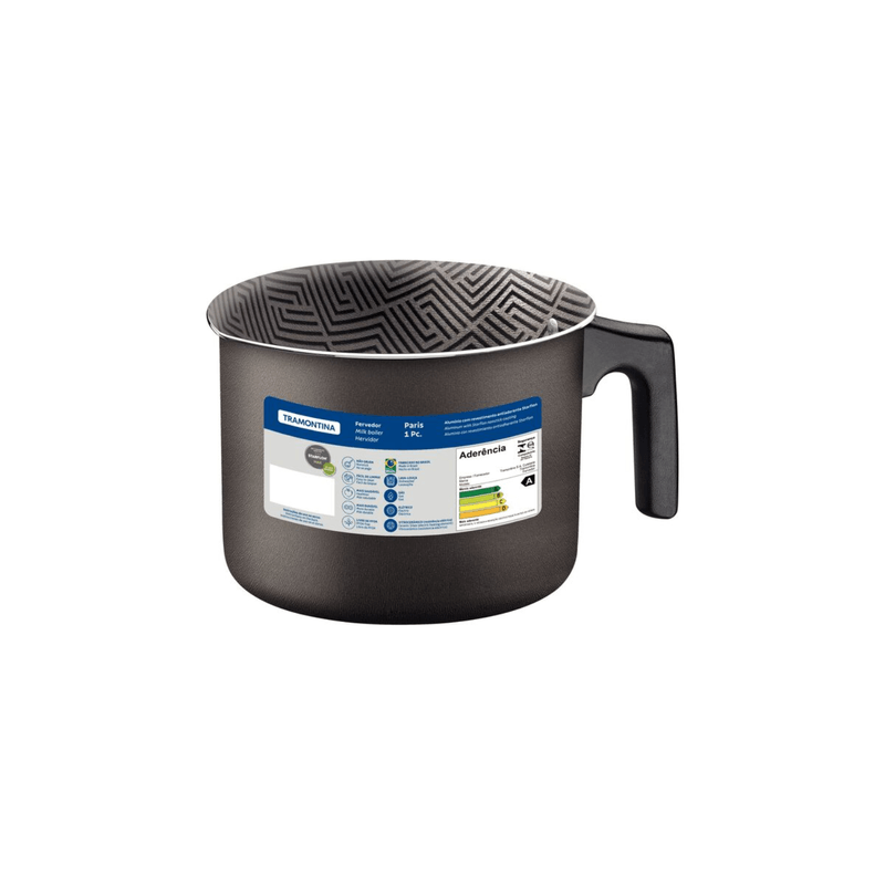 Fervedor Antiaderente 14cm 1-9L Tramontina Paris Chumbo
