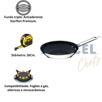 Frigideira Tramontina Profissional Aco Inox 20cm Antiaderente