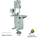 Serra Fita Industrial Gural BRT40 220V 1-5CV Inox
