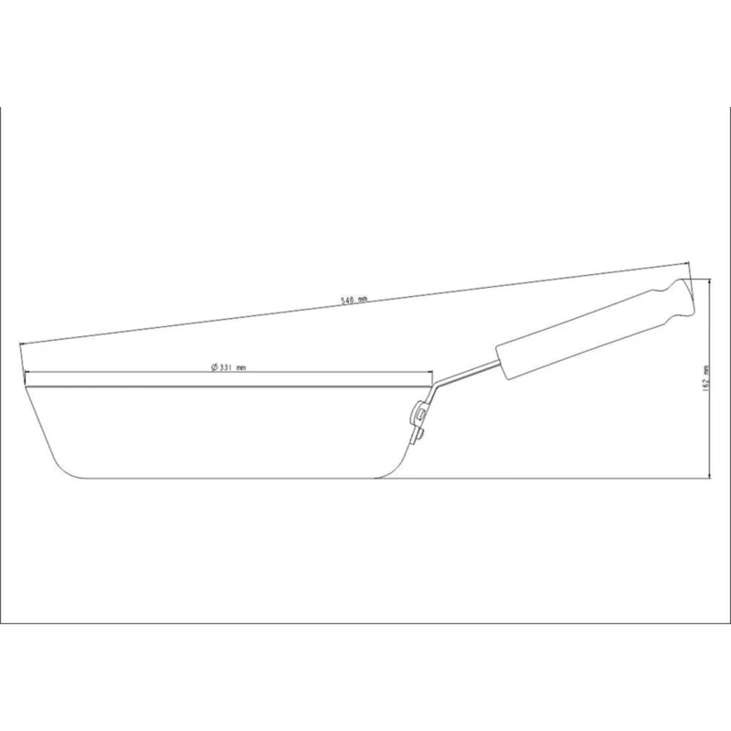Frigideira Tramontina Profissional 32cm 4-9L Aluminio Antiaderente