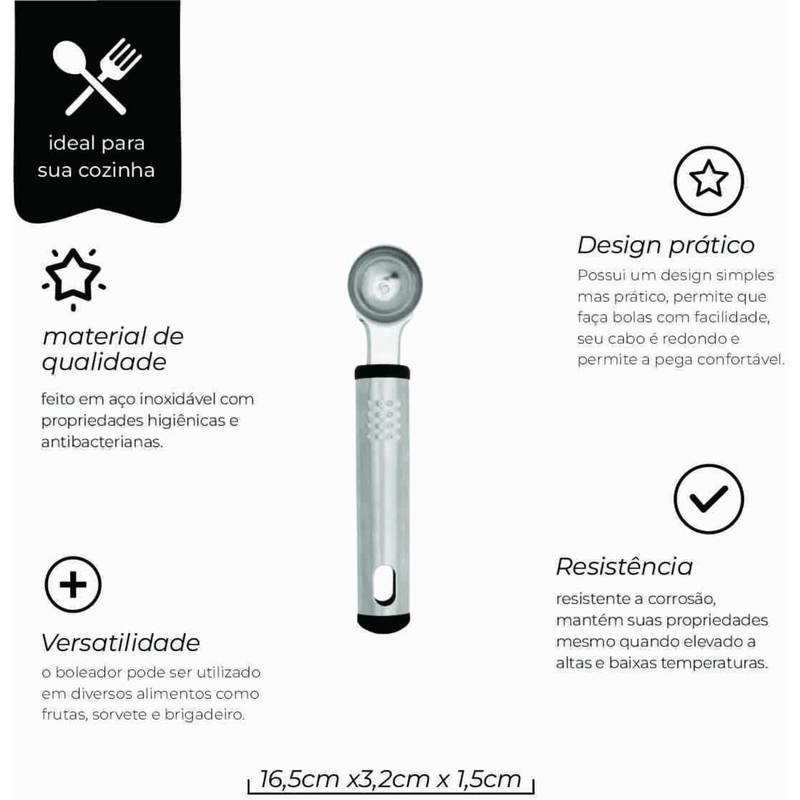 Boleador De Frutas Em Inox Mimo Style