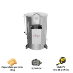 Descascador De Batatas Industrial 10Kg DB10 Skymsen 0-5CV 220V