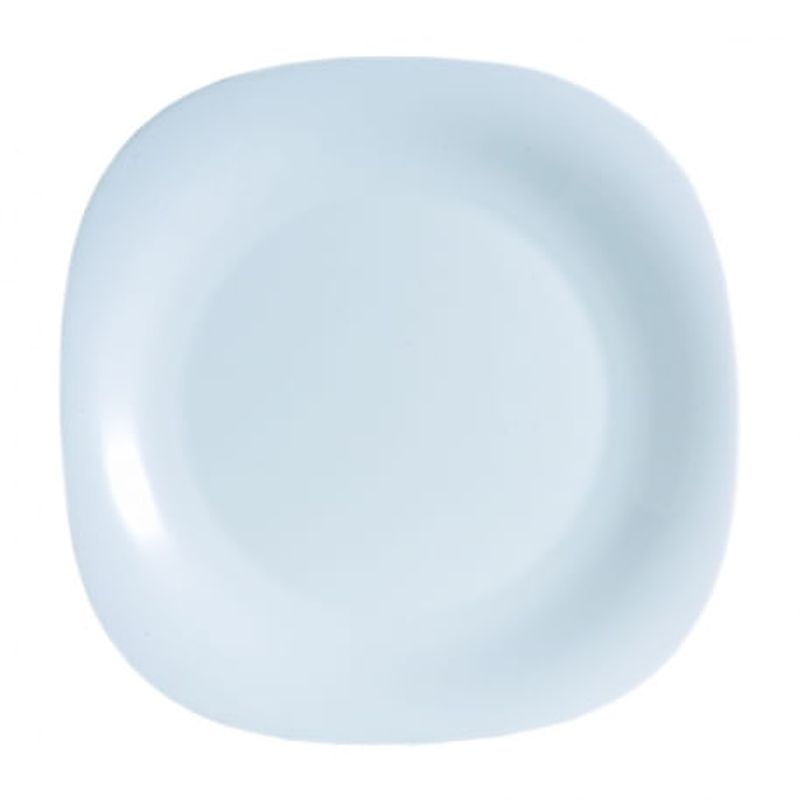 Prato De Vidro Temperado Raso Carine Branco 27cm - Luminarc