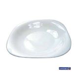 Prato De Vidro Temperado Raso Carine Branco 27cm - Luminarc