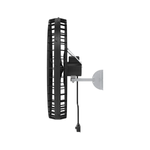 Ventilador de Parede Industrial 1M 1-2CV Preto 220V Alta Potencia