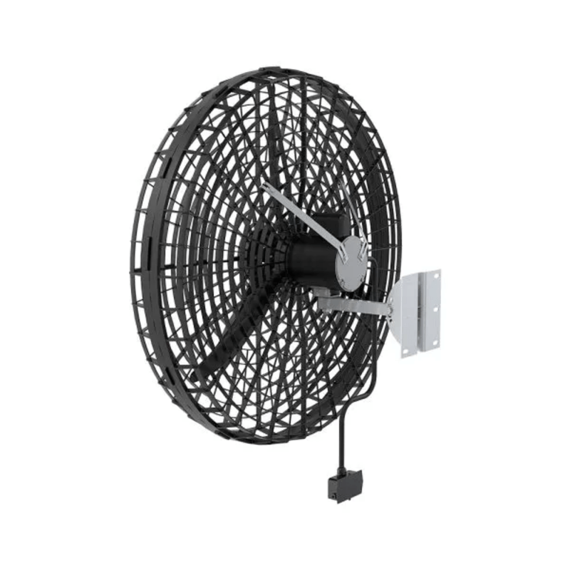 Ventilador de Parede Industrial 1M 1-2CV Preto 220V Alta Potencia