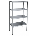 Estante Inox 4 Planos 1-50m x 40cm Aco 430 - Krasinox