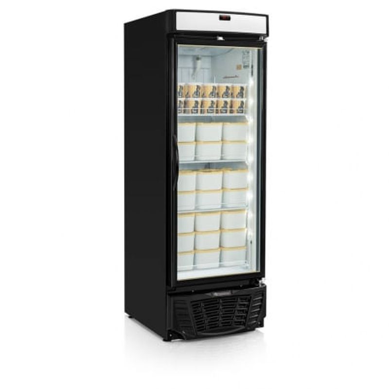 Freezer Vertical Expositor Gelopar GFA-57 LP 220V Preto