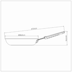 Frigideira Profissional Tramontina Fusion 25cm 20837025