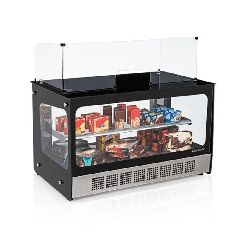 Vitrine Neutra Caixa MGXB-080 - Gelopar