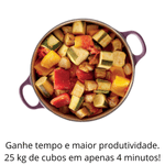 Kit Cubo 50x70x25mm para Processador Robot Coupe Profissional