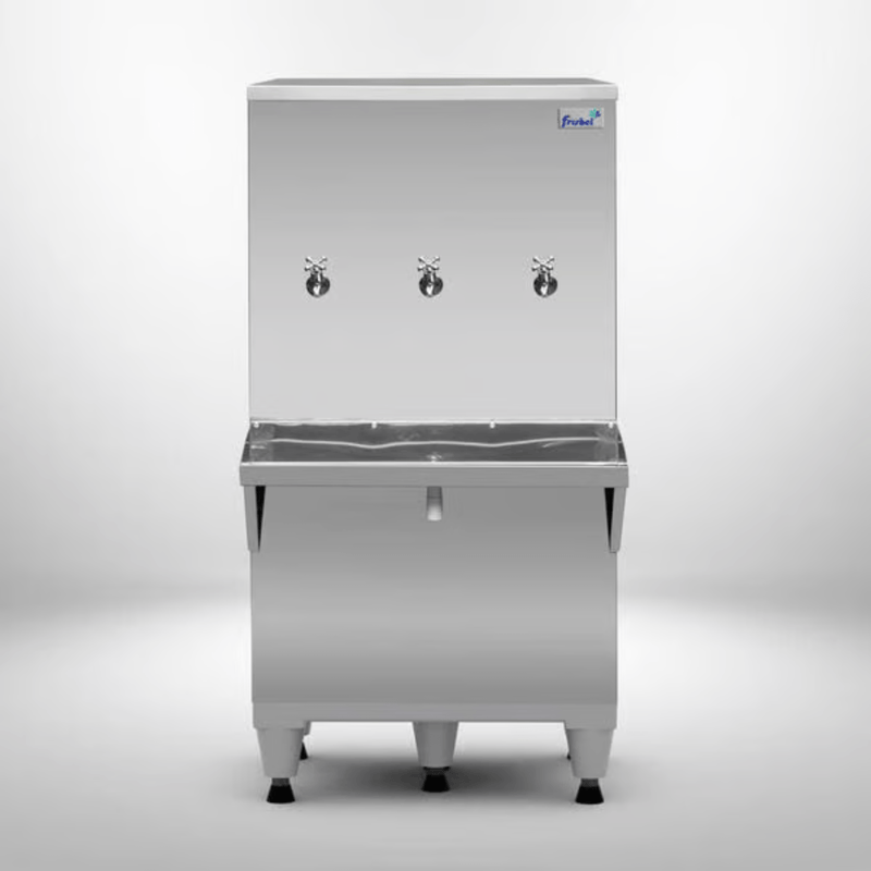 Bebedouro Industrial 100 Litros Frisbel Todo Em Inox