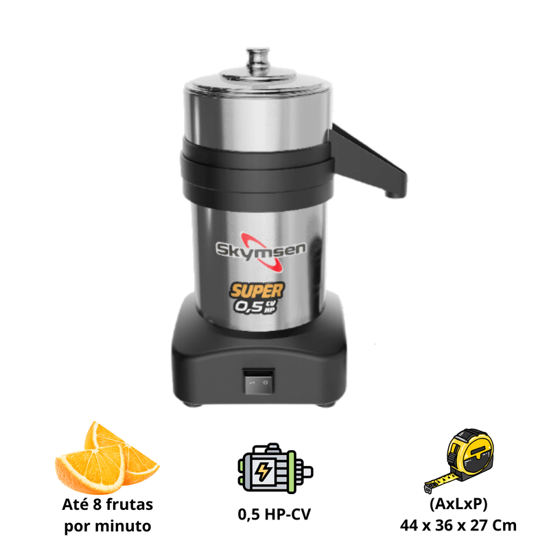 Extrator de Suco Industrial Inox ESB-SUPER 0-5CV Bivolt Skymsen