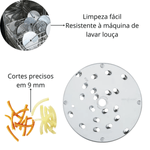 Disco Ralador 9mm para Processador Robot Coupe Profissional