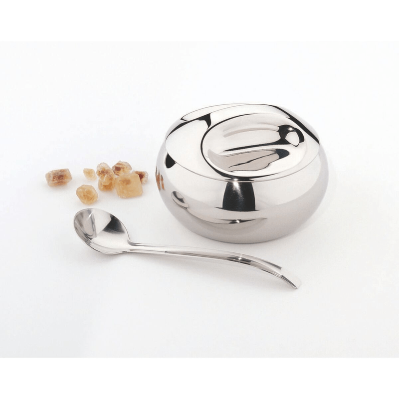 Acucareiro Inox com Colher Tramontina Linha Cha e Cafe