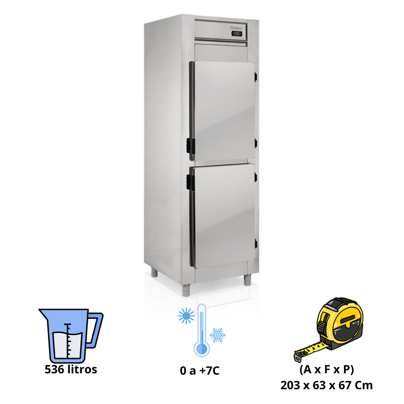 Geladeira Comercial 2 Portas GREP-2 Gelopar 220V