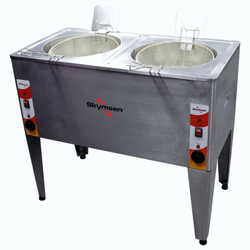 Fritadeira Elétrica Skymsen FRP-24D 2 Cubas 24 Litros Inox Água e Óleo