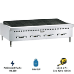 Char Broiler a Gas Vulcan VCRB47 8 Queimadores a Gas - Hobart
