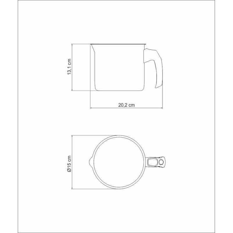 Fervedor Aco Inox 14 Allegra Tramontina