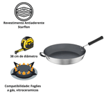 Frigideira Tramonti Profissional Aluminio 38cm 7-1L 20895038